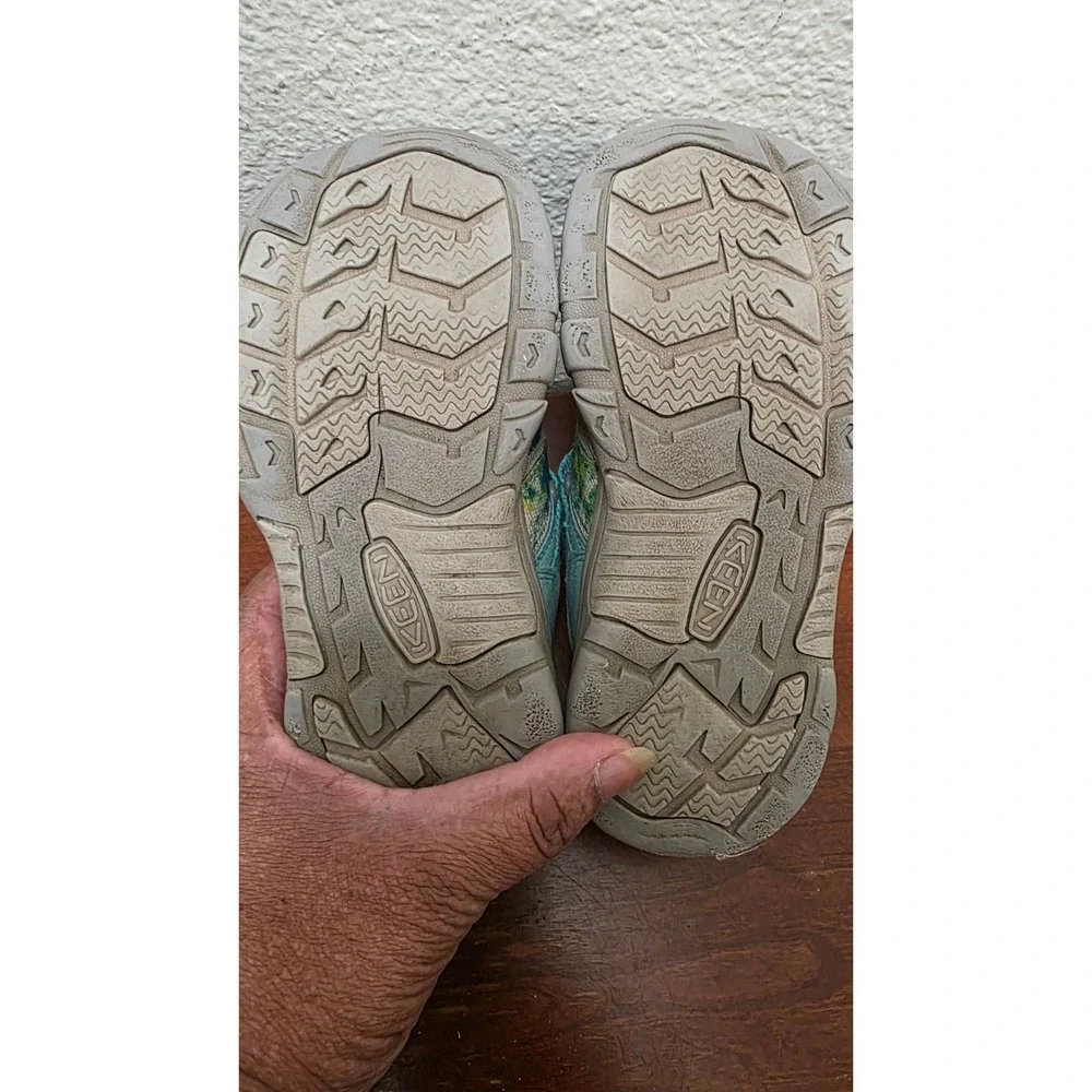 Keen Kids Newport H2‎ Sandals Size 2 M Turquoise Gray Washable Performance